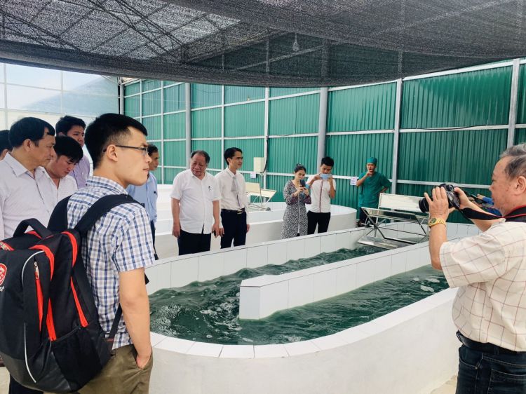 Chương trình thăm và làm việc về việc phát triển Tảo Xoắn Đại Việt tại Thanh Hóa